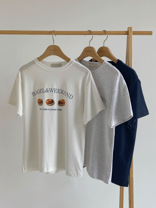 [10%할인/봄티셔츠] 브런치 반팔 티셔츠 - 3 Color (루즈핏/프린팅)